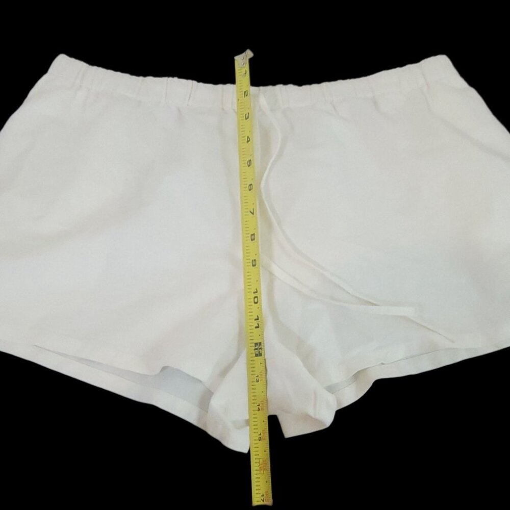 The Drop Emilie Relaxed Linen Ivory Shorts XL Lightweight & Breathable Womens Ca - Picture 7 of 14